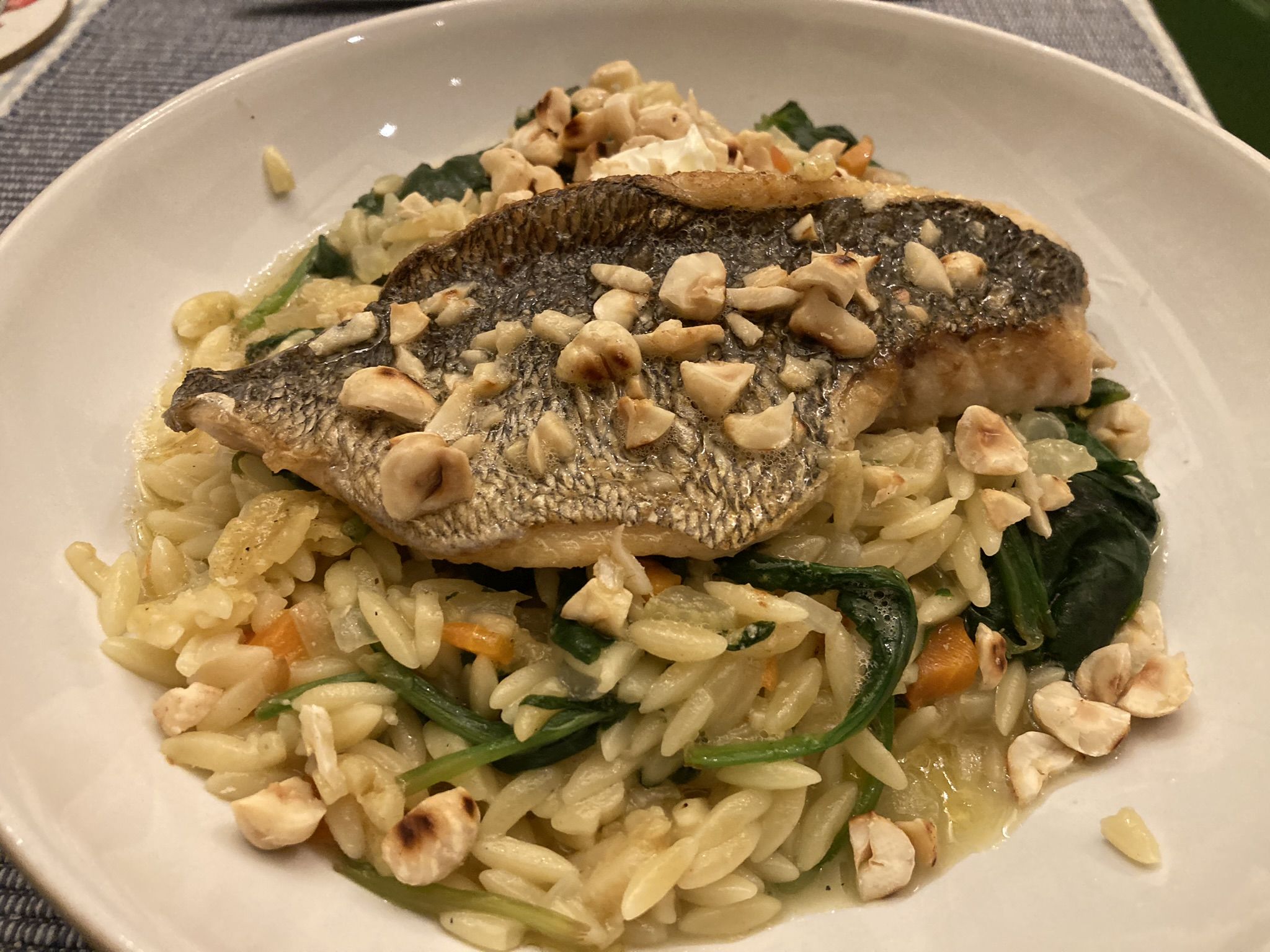 Fish with orzo Arford Books Cooks
